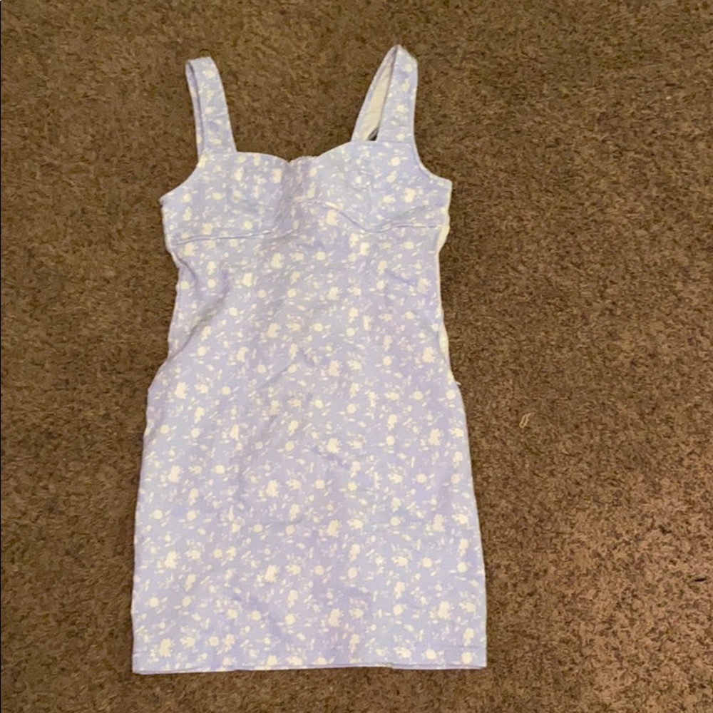 Denim mini dress